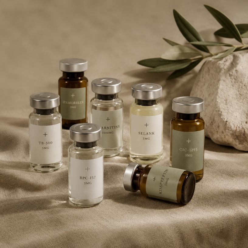 Glass wellness vials